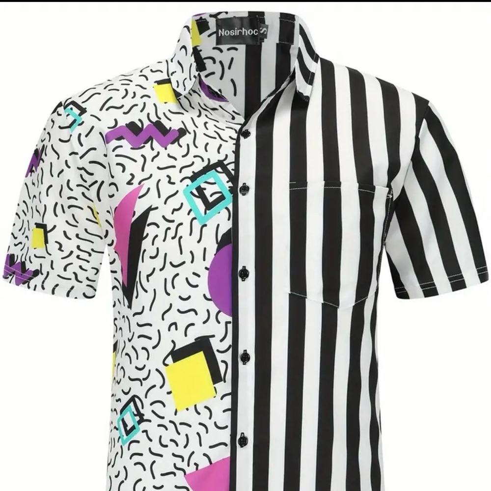 New Men’s Retro Button Down